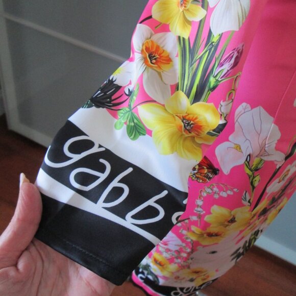 *SOLD* Dolce & Gabbana Long Sleeve Midi Rabbit Dress - Picture 12 of 14